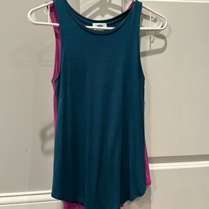 Pair of Old Navy flowy tunic tanks, size xsmall